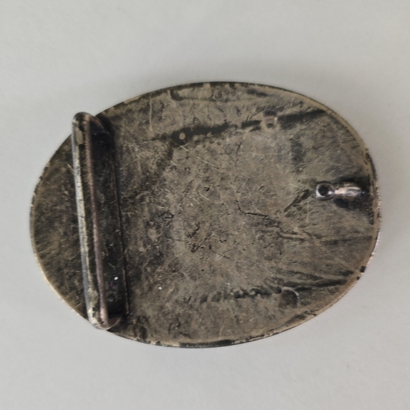 💙 Indigo Blue Glitter Belt Buckle - Picture 6 of 7